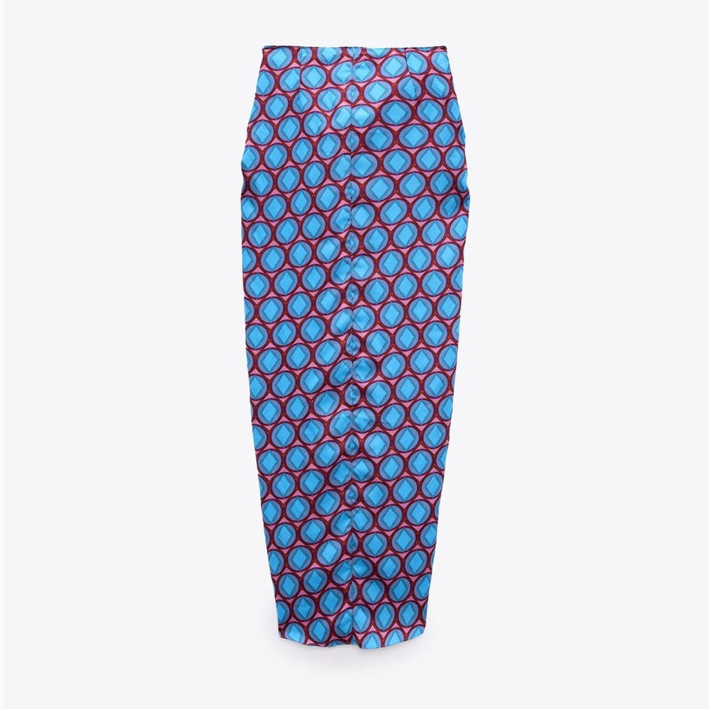 Zara sarong blue and pink